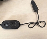 Автомобільний вентилятор StormPro Dual 13 см з USB-портами (12–24V, кріплення на присосках(13481)