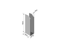 Карман доски стойки KDS 25 40х25х150/6573 