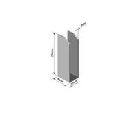 Карман доски стойки KDS 27 40х27х150/6574 