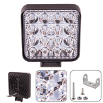 Комплект 4 LED фари 48W 16 діодів Мini 8.5 х 8.5 см(13075)
