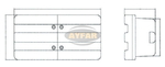 Фонарь задний AYFAR/ST 3003/1627