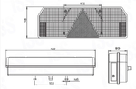 Фонарь задний на прицеп Europoint ISIKSAN ISS 1023 LK/1636