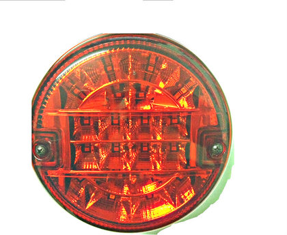 Фонарь задний универсальный круглый ISIKSAN LED (желтый)/1638