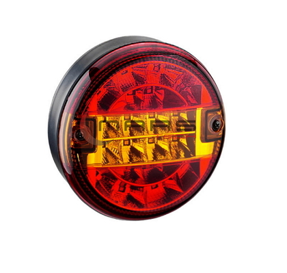 Фонарь задний универсальный круглый MARS LED (красный с желтым)/1640/M720104