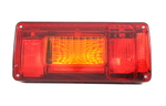 Фонарь задний с желтым поворотом R (218х100) LZT 328/2124