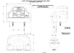 Подсветка номера HOR 47 12/24v диодная черная/LTD 229/1744