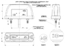 Подсветка номера HOR 63 красная LED диодная/LTD 669/1745