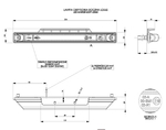 Подсветка салона диодная желтая с кронштейном (250мм)/LD 565/1753
