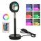 Проекционная лампа Sunset Lamp RGB c пультом, светильник заката/ рассвета, usb led (11674)
