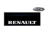 Бризговик с надписью RENAULT 650х200 (объемный текст) передний/1041/1948