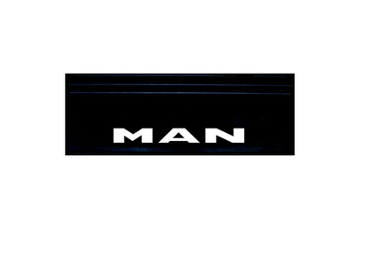 Бризговик с надписью MAN  650х200 (объемный текст) передний/1046/1953