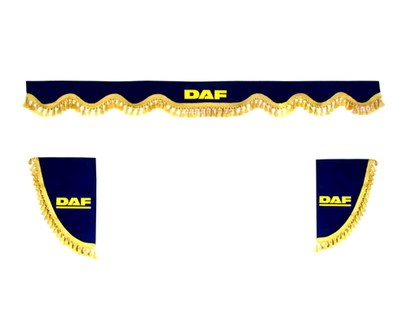 Шторки на лобовое+боковые стекла DAF цвет синий/2020