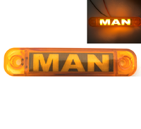 Фонарь габарит Man декоративний жовтий 24в(12940) MAN