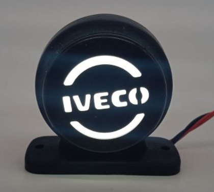 Ліхтар габаритний ріг LED 6 СМ Iveco 12-24в(12956)