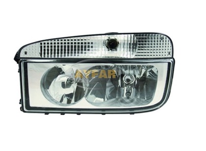 Фара Mercedes Axor MP 2 (2004-2008) с поворотом/505674 R/1379