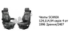 Чехлы SCANIA 124,114,94 серія 4 от 1996 2ремня/2487