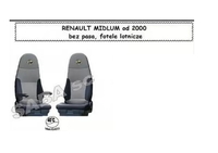 Чехлы RENAULT MIDLUM от 2000 сидения вращ. 1рем /2533 RENAULT 