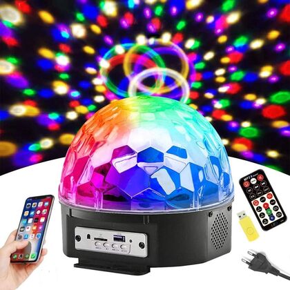 Светомузыка диско шар c Bluetooth Magic Ball Music XXB 01/M6 вращающийся MP3 плеер с пультом(10998)