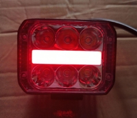Led фара Allpin заднего хода с красным габаритом 18Вт (10405S18) 