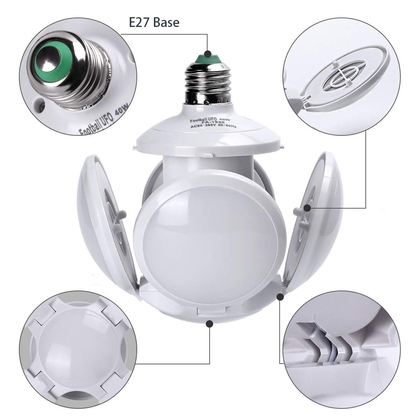 Лампочка люстра светодиодная раскладная LED лампа 220В E27 (11646) 