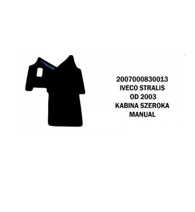 Коврики велюровые середина IVECO STRALIS от 2003 широкая  кабина manual