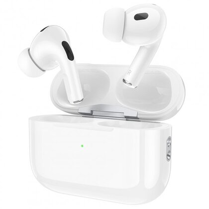 Беспроводные сенсорные Bluetooth наушники TWS HOCO EW50 белые блютуз гарнитура с кейсом для подзарядки(12772)