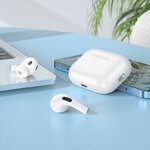 Беспроводные сенсорные Bluetooth наушники TWS HOCO EW50 белые блютуз гарнитура с кейсом для подзарядки(12772)