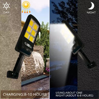 Настенный фонарь прожектор на солнечной батарее Solar Smart LED(11558) 