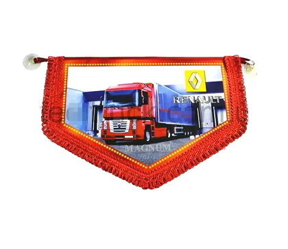 Вымпел большой с логотипом Renault Magnum/3138