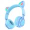 Навушники Bluetooth HOCO W39 Cat ear Блакитний(12778)
