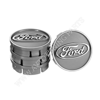 Заглушка колесного диска Ford 60x55  серый ABS пластик (4шт.) (50019) 