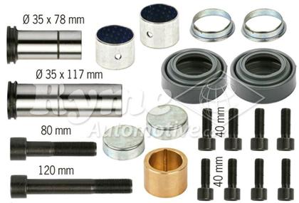 Ремкомплект суппорта MERITOR ELSA-2 195-225,  Volvo, Renault/3878