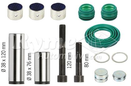 Рем. комлект суппорта,  направляющие (полный) WABCO 19, 5"-22, 5" (SinglePiston)  Daf LF55/3910
