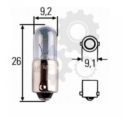 Лампочка контрольная 24V/4W/4081