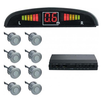 Парктроник TIGER TG-P8/LED/8 датчика D=18mm/коннектор/silver/silver (TG-P8) 