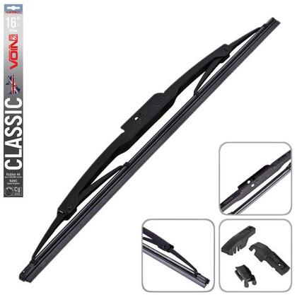 Щетки стеклоочистителя VOIN-605-16 каркасные VOIN-16" 400 мм (TP405-SW-16") CLASSIC (V-WB16-400)