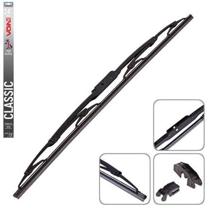 Щетки стеклоочистителя VOIN-605-24 каркасные VOIN-24" 600 мм (TP405-SW-24") CLASSIC (V-WB24-600)