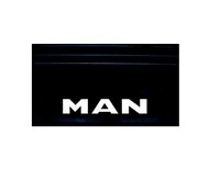 Брызговик надпись MAN(объемная) комплект 570х350 /579 MAN