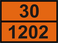 Информационная таблица ADR Дизель 30-1202(11687) 