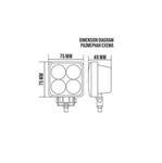 Светодиодный LED фонарь Allpin 10-30V DC, 12 Вт (6214S12D4)