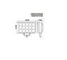 Фонарь LED 10-60V DC, 45W (15х3W)/6223