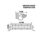 Дополнительный фонарь, светодиодная балка для автомобиля 10-60V DC, 30W (6х5W)/6253