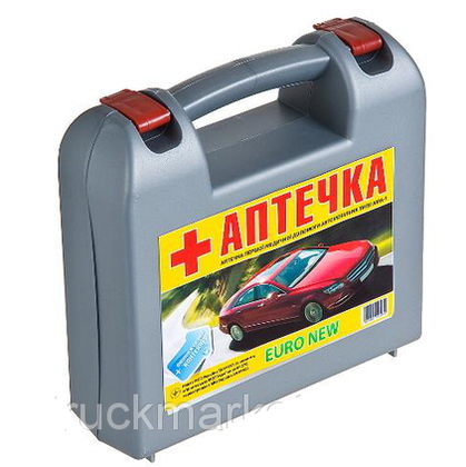 Аптечка EURO-NEW с охложд.контейнером /серая/Ш-КОД/6259