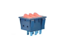 Выключатель с подсветкой  RS PB-006 R/6734 