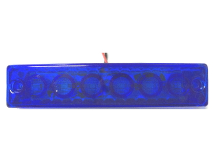 Габаритный фонарь Led 12/24 синего цвета/6753