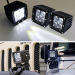 Светодиодная дополнительная фара Allpin 12 Вт Flood, линза 5D (6757F12D5)