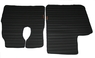 Коврики Mercedes-Benz Actros MP-2 черные из 2-х частей для грузовиков(6827)