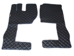 Коврики Volvo 2009 - 2013 черные из 3-х частей для грузовиков(6849)