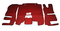 Коврики в салон Scania 2013+ красные (еко кожа) для грузовиков(6881)