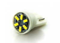 Светодиодная led лампочка 12V T10-3020-6 SMD(7063) 